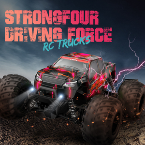 1:14 quy mô 2.4G điện 20 km/h tốc độ cao 4CH off road 4WD RC xe tải quái vật đua xe điều khiển từ xa RC xe PVC vỏ S626 - Product Image 2