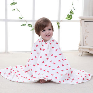 Manta suave de muselina personalizada, edredón, Toalla de baño, juego de pañales para bebés, ropa de cama para niños - Product Image 4