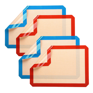 100% Usine logo personnalisé réutilisable en silicone <span class=keywords><strong>pâtisserie</strong></span> et tapis de cuisson à <span class=keywords><strong>haute</strong></span> température - Product Image 3
