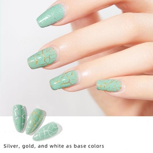 Vernis à ongles gel UV LED effet craquelé en gros, nouveau gel de construction à retirer par trempage pour salon de manucure et nail art - Product Image 5