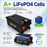 Baterai Lithium Ion LiFePO4 untuk Golf Cart 36V 48V 60V 72V 100Ah 150Ah 200Ah Langsung dari Pabrik OEM, Paket 6000+ Siklus dengan BMS 200A
