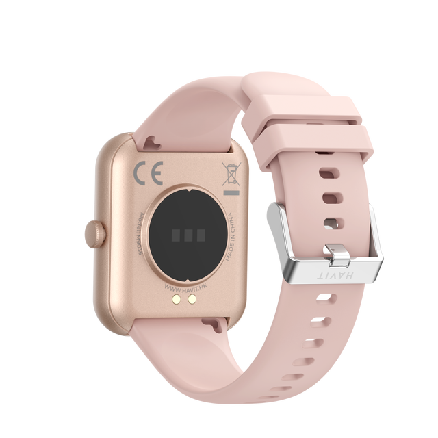 Havit M9035 Medical Level ECG Heart Rate Monitor Smart Bracelet, Submersible Connected Electronic Smart Watch