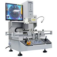 Station de retravaillage optique BGA LW-08S avec alignement laser pour réparation de puces GPU et dédoublage de cartes mères