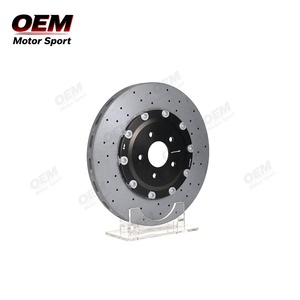 Kit de Discos de Freno de Cerámica de Carbono OEM MOTOR SPORT para GT-R R35 (Acabado Amarillo) - Mejora de Carreras Delantera y Trasera con 1 Año de Garantía - Product Image 3