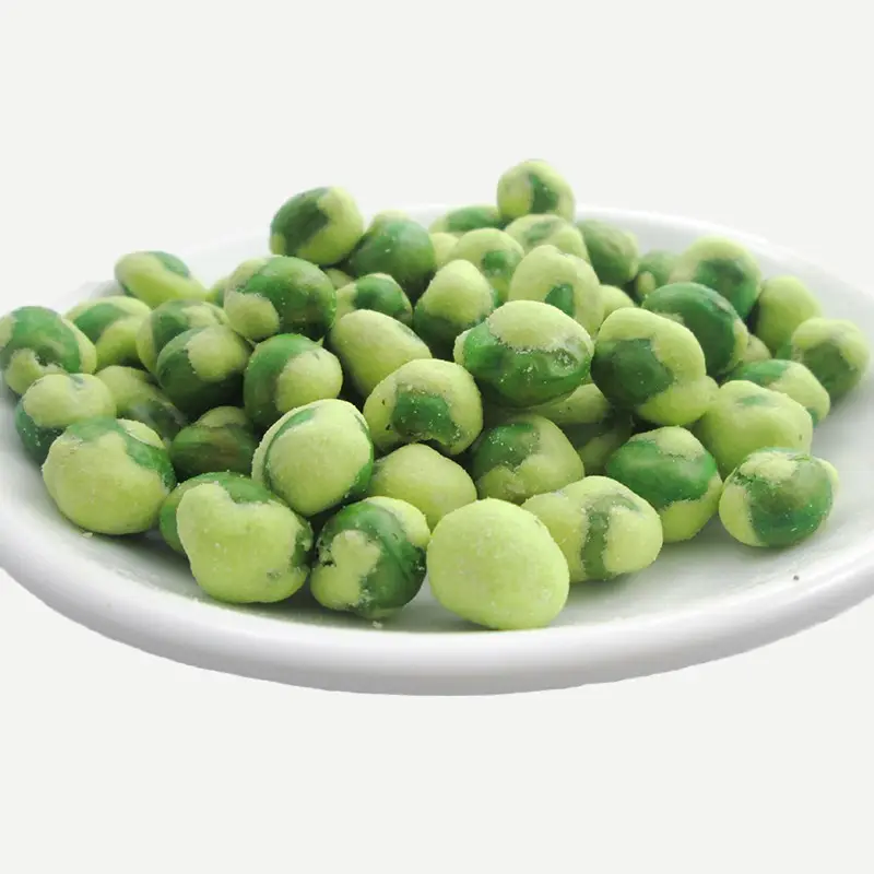 Wasabi hijau Peas warna kuning bersertifikasi BRC