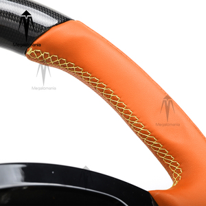 Volante Personalizado de Fibra de Carbono y PU para <span class=keywords><strong>Ferrari</strong></span> 458 488 599 California <span class=keywords><strong>F430</strong></span> F12 GTC4LUSSO Convertible - Product Image 6