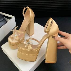 Talons Femme Sexy Chunky Custom Logo High <b>Platform</b> <b>Heels</b> for Women - Product Image 1
