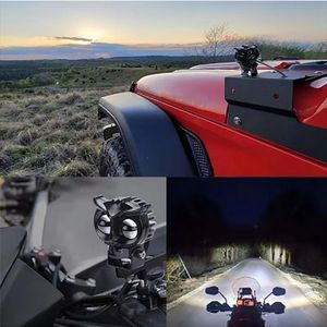 Đèn LED TCYATO cho xe máy, chống nước, đèn sương mù hình cú, hai màu, hệ thống chiếu sáng laser cho xe máy, đèn pha xe máy - Product Image 3
