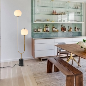 Double lamp <b>holder</b> Simple Decorative Interior Lighting Floor Lamp with Lamp <b>Holder</b> - Product Image 6