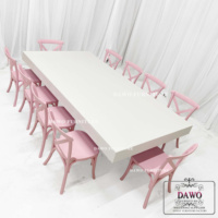 Meubles pour enfants, table et chaise en plastique pour les événements et occasions de fête des enfants