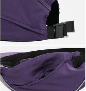 Cappello catarifrangente Hi Vis cappello da sole di sicurezza non strutturato striscia riflettente fluorescente 5 pannello Trail Hunting cappello riflettente per la corsa - Product Image 4