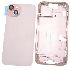 Carcasa Media con Tapa Trasera para iPhone 15 Plus - Rosado, Fundas para Teléfonos Móviles - Product Image 1