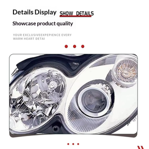 Faro Superiore per Mercedes Benz Classe CLK W209 <span class=keywords><strong>2002</strong></span>-2005, Lampada Xenon HID Diurna 2098203761 2098203861 - Product Image 6