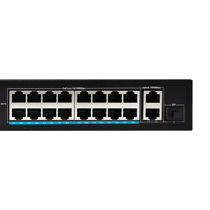 PoE Chuyển 16 Cổng 10/100M + 2 Cổng 10/100/1000Mbps + 1 Quang Gigabit Ethernet Watchdog Nhanh Chóng Chuyển Đổi 200W EW-S1718CFU-AP - Product Image 3