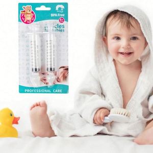 Jeringa e irrigador nasal para bebés con aspirador, de PP y silicona ecológicos, diseño ergonómico, nuevo para 0-24 meses - Product Image 2