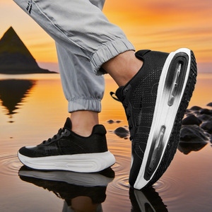 Chaussures de course et de marche rembourrées pour hommes, baskets de course tout-terrain, semelles épaisses, légères, respirantes, chaussures de jogging et de tennis pour femmes - Product Image 3