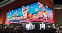 Écran LED P2.976 réaliste 3D à angle de vision ultra large-Écran d'affichage d'image panoramique du monde sous-marin d'aquarium
