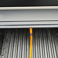 Nouvelle couverture de benne rigide rétractable en alliage d'aluminium, étanche, avec verrouillage pour Ford Ranger NP300 Pickup Truck - Sans perçage