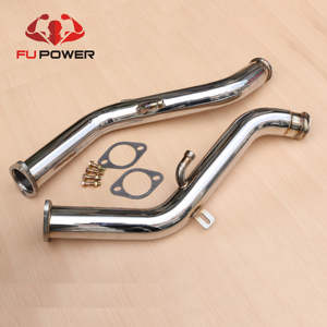 Hiệu suất 3 "đầy đủ downpipe thẳng hoặc dòng chảy cao mèo HFC Kit cho Nissan Z / Infiniti <span class=keywords><strong>Q50</strong></span>, Q60 3.0T vr30ddtt nbsh - Product Image 4