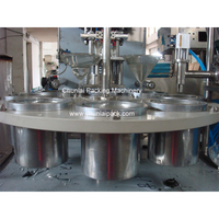 Machine automatique de remplissage et de scellage de boissons pour les gobelets de vin rouge Martini Composants de base PLC-pour les bouteilles d'huile de lait de jus