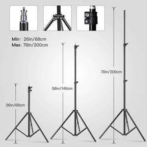 Điều khiển từ xa 85 wát LED Bulb Softbox Set 50*70cm ánh sáng mềm mại video nhiếp ảnh Kit với 2m Tripod Stand & Carry bag đối với <span class=keywords><strong>Studio</strong></span> sử dụng - Product Image 5