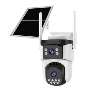 Cámara de seguridad con pinchos, cámara solar, dispositivo de alarma para ventana, CCTV analógico, 8 piezas, para entrada de vehículos, garaje, infrarrojos. - Product Image 1