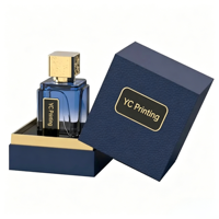 Emballage de parfum rigide personnalisé avec logo imprimé, emballage de luxe carré avec tiroir coulissant, emballage cadeau, boîtes cosmétiques