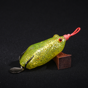 Nước ngọt ếch câu cá lure handmade chất lượng cao mềm câu cá lure Baits với mạnh mẽ kéo lực lượng - Product Image 6