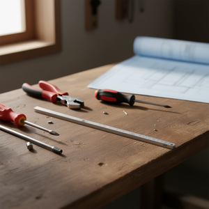 978 A Cinta métrica de 30 cm, regla metálica para mediciones de precisión - Product Image 3