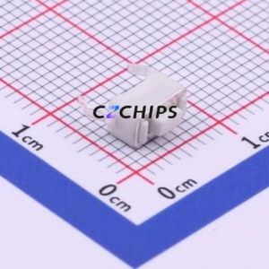 TS3643CJ Tactile Switch Through hole Component (THT) Switch Single Pole Single Throw Rectangle Button 2.5N Through Hole - Product Image 1