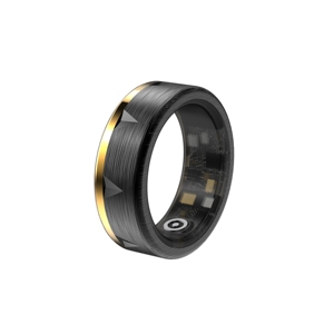 Bague connectée de suivi de santé avec moniteur de fréquence cardiaque, d'oxygène sanguin et de sommeil, compteur de pas, dispositif portable de fitness étanche - Product Image 1