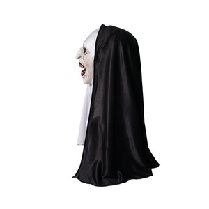 <span class=keywords><strong>Masque</strong></span> de nonne en latex d'horreur, <span class=keywords><strong>masque</strong></span> de cosplay <span class=keywords><strong>du</strong></span> <span class=keywords><strong>film</strong></span> La Nonne avec foulard de nonne, accessoire de costume pour Halloween et maison hantée - Product Image 4