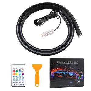 Pare-brise avant universel <span class=keywords><strong>LED</strong></span> Barre lumineuse ambiante <span class=keywords><strong>140cm</strong></span> et 150cm Voiture RGB USB APP Contrôle Télécommande - Product Image 3