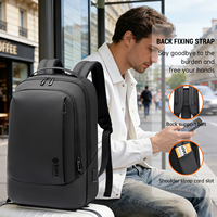 Sac à dos professionnel pour ordinateur portable homme 16 pouces avec port de chargement USB, résistant à l'eau, fermeture éclair YKK, sac à dos de voyage personnalisable OEM