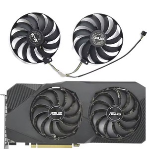 FDC10U12S9-C T129215SU 95มม. พัดลม RX5700XT 4PIN GPU สำหรับ <span class=keywords><strong>Asus</strong></span> Radeon <span class=keywords><strong>RX</strong></span> <span class=keywords><strong>5600</strong></span> 5700 <span class=keywords><strong>XT</strong></span> dual EVO OC OC - Product Image 1