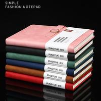 Buku Alamat Sampul Kulit A5 Kustom, Buku Harian Pelajar, Set Kotak Hadiah Bisnis, Penutup Magnetik, Embossed, Kantor