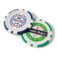Accessoires de golf personnalisé nouveau design marqueur de balle de moulage sous pression aimant pièce de golf jeton de poker métal émail doux marqueur de balle de golf
