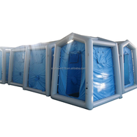 Tente de décontamination multi-personnes en PVC gonflable pour urgences médicales, 890L, 2x2x2.5m - Offre Spéciale
