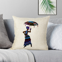 Motif Africain Décoratif Tribus Ethniques Art Décoration Maison Dernier Design Housse de Coussin