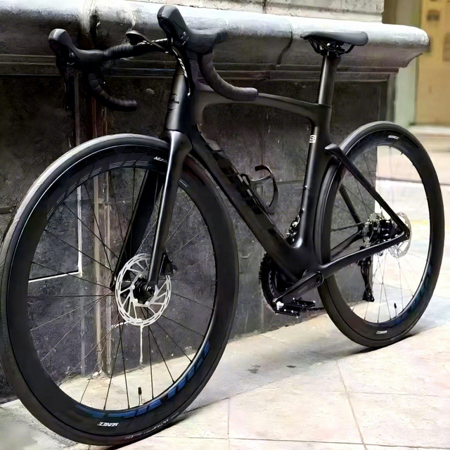 Shi Mano 7170 Di2 24 Speed Electronic Groupset | Carbon Wheels Hydraulic Disc Brake Racing Bicycle 700C