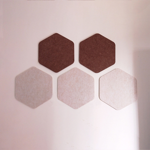<span class=keywords><strong>Planche</strong></span> blanc à broches hexagonales en feutre, adhésive, en liège, pour la décoration - Product Image 3