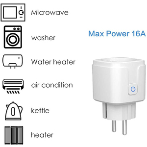 Enchufe Inteligente WiFi Tuya 16A, Adaptador con Control Remoto por Voz, Monitor de Energía, Enchufe EU/US, Diseño Abatible, Compatible con Alexa, Google Home y Alice - Product Image 5