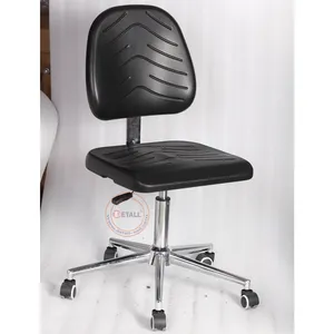 Static Protective Industrial Use Durable ESD Antistatic PU Form Molding Chair with Backrest