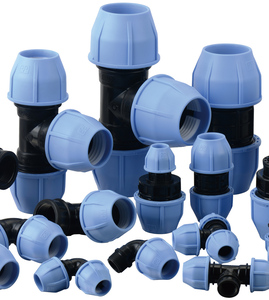 PN16 mật độ cao polyethylene HDPE phụ kiện đường ống Tee van phụ kiện trang trại thủy lợi HDPE nén Phụ kiện cho hệ thống nước - Product Image 4
