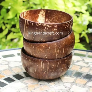 Bol en Coque de Noix de Coco Fait Main, Naturel, Écologique, Durable et Léger pour Smoothies, Salades d'Açaï, Desserts, Riz – Écoresponsable - Product Image 2