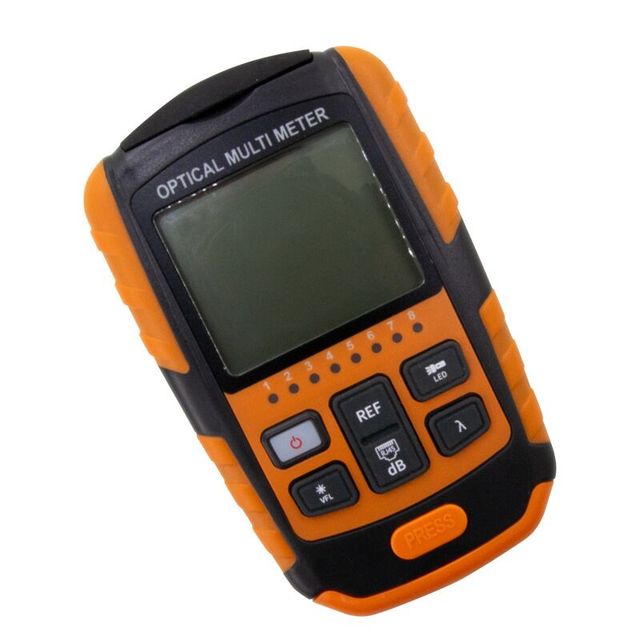 4 in 1 power meter UTP cable LAN tester visible red light optical multi meter with buil-in lithium battery optical multimeter