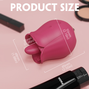 ไวเบรเตอร์รูปดอกกุหลาบขายดี ซิลิโคน ชาร์จไฟได้ ของเล่นดูแลส่วนตัว - Product Image 4