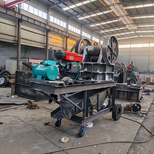 Toàn Bộ máy nghiền hàm pe250 * 400 với băng tải và Bộ nạp và màn hình - Product Image 3