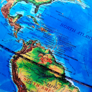 Carte du <span class=keywords><strong>monde</strong></span> physique support en métal brillant Globe bureau décorer Globo Tierra Mapa - Product Image 5