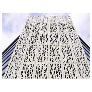 Panneau de murs rideaux en aluminium <span class=keywords><strong>Volet</strong></span> réglable Mur <span class=keywords><strong>rideau</strong></span> imperméable Panneau en aluminium Application extérieure Façade décorative - Product Image 4